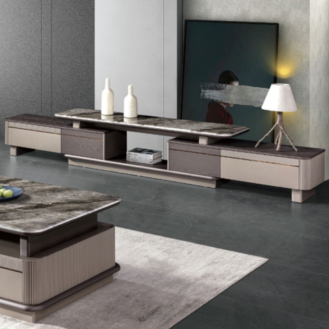 Bàn sofa và kệ tivi mặt đá mã DTH-3914
