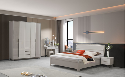 Bộ giường tủ bàn phấn trang điểm đẹp Hiện Đại DTH-938