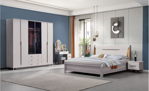 Bộ giường tủ bàn trang điểm Hiện Đại DTH-B36