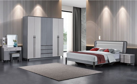 Combo giường tủ bàn trang điểm nhập khẩu DTH-D15
