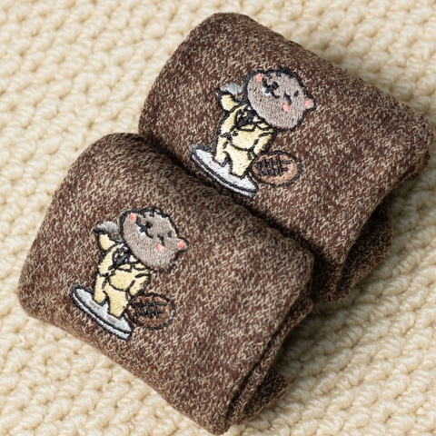Dự án Vớ thêu Hải Ly Chibi theo yêu cầu