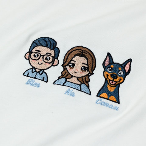 Dự án Thêu hình chuyển chibi 