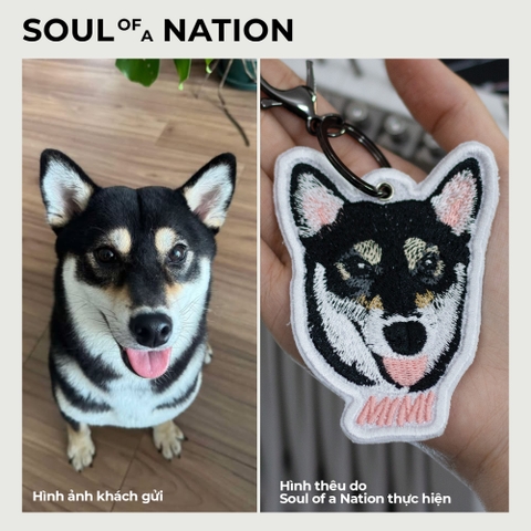Dự án thêu pet chó MiMi