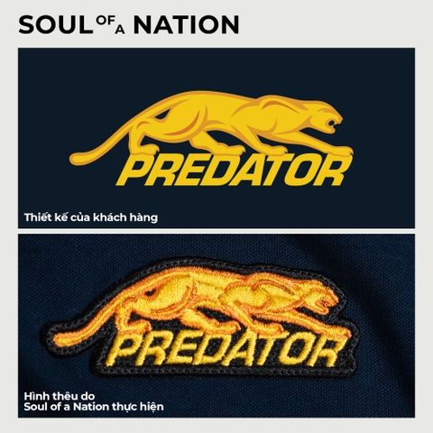 Dự án Hình thêu Logo Predator