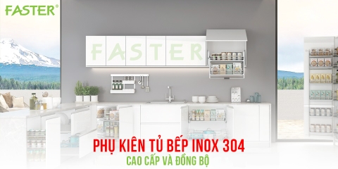 BẢNG KÍCH THƯỚC TIÊU CHUẨN PHỤ KIỆN TỦ BẾP HÃNG FASTER