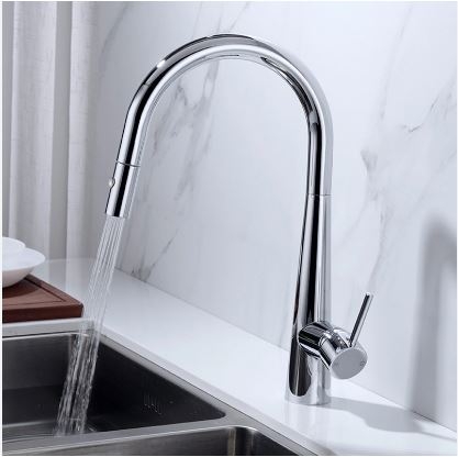 Vòi rửa bát nóng lạnh dây rút Roslerer RL-968