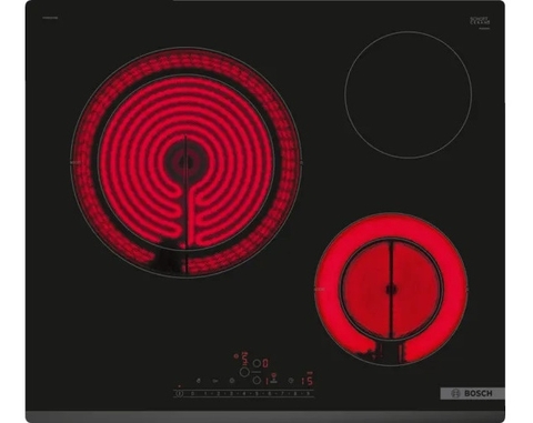 Bếp điện 3 vùng nấu Bosch PKK631FP8E Serie 6