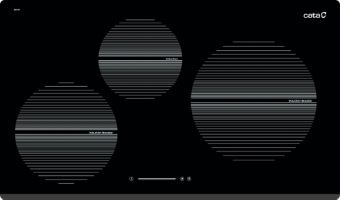 Bếp từ 3 vùng nấu Cata IB-073BK Tây Ban Nha