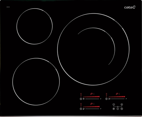 Bếp từ 3 vùng nấu Cata INSB-6032 BK Tây Ban Nha