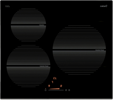 Bếp từ 3 vùng nấu Cat ISB-603 BK