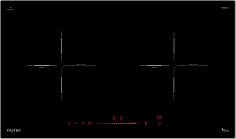 Bếp từ đôi Faster 728I Made in Malaysia