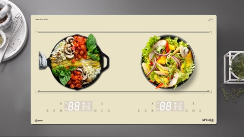 Bếp từ đôi âm Spelier 100 KS