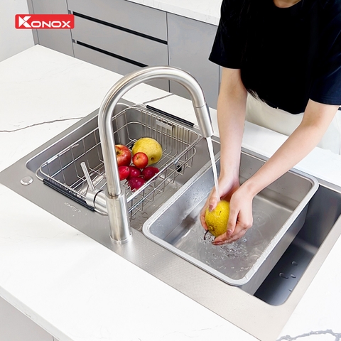 Chậu rửa bát chống xước KN8248SO DEKOR