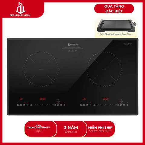 Bếp từ đôi Elmich ICE 8839