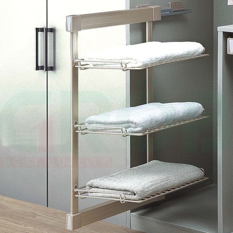 Kệ đựng đồ gấp 3 tầng treo hông Grob GA-36