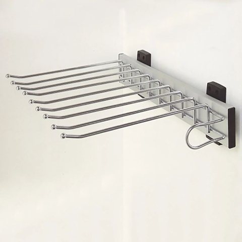 Kệ vắt quần áo treo hông Grob màu Inox