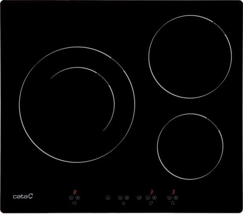 Bếp từ 3 vùng nấu Cata IB-6203 BK Tây Ban Nha