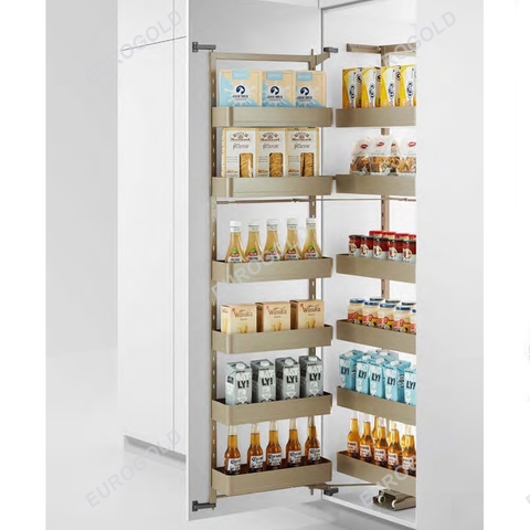 Tủ đồ khô Eurogold 6 tầng hộp nhôm Anode cao cấp