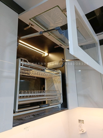 Giá bát nâng hạ Eurogold Inox SUS304 nan dẹt