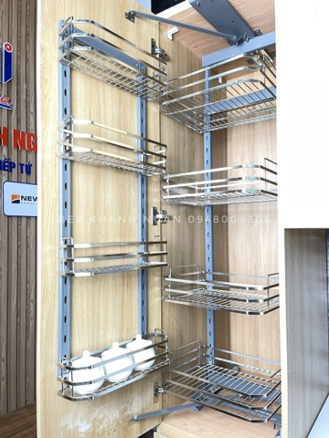 Kệ tủ kho nan dẹt Starkit inox 304