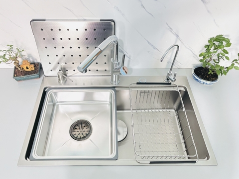 Chậu rửa bát một hố Gento GT04-7848 NEW