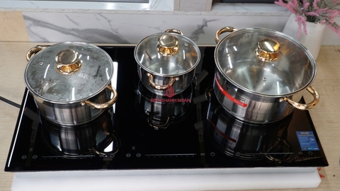 Bếp từ 3 vùng nấu Spelier 938I Plus