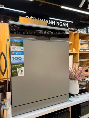 Máy rửa bát Sevilla RBT88 sấy PTC tặng bộ viên rửa