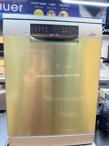 Máy rửa bát Bosch 14 bộ SMS6ZCI01P Serie 6 Sấy Zeolith mới nhất 2025