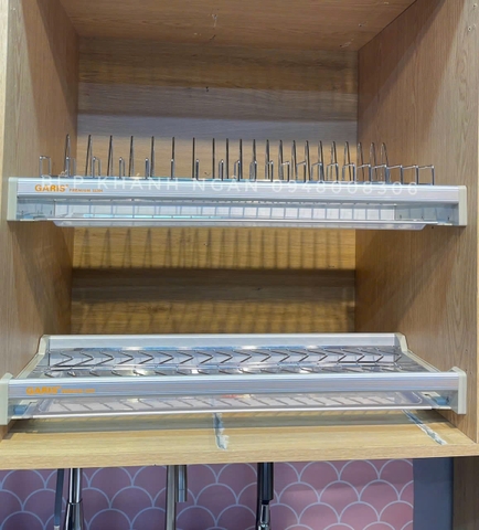 Giá bát đĩa cố định 2 tầng GARIS GB04C