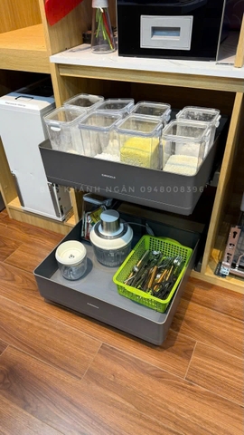 Tủ đồ khô 1 tầng ngăn kéo độc lập nhôm cao cấp – Eurogold