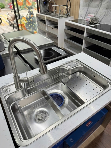 Chậu rửa bát 1 hố Skyler 7848 inox 304