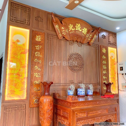 Nội Thất Phòng Thờ Anh Phòng Phạm Hùng NTPT-109