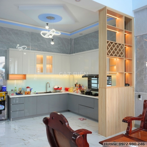 Nội Thất Phòng Bếp Anh Nghị Minh Lương NTPB-117