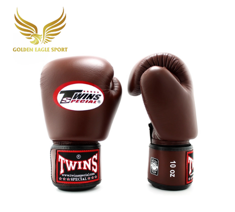 Găng Tay Boxing Twins – Nâu Đen