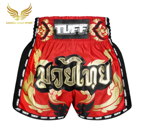 Quần TUFF Muay Thai "Kanok Yantra in Burgundy" QMTUFF - 013 chính hãng Thái Lan