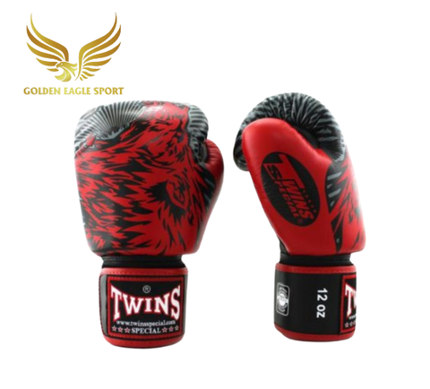 Găng Tay Boxing Twins FBGVL3-50 SÓI ĐỎ