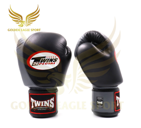 GĂNG TAY BOXING TWINS – BLACK (ĐEN)