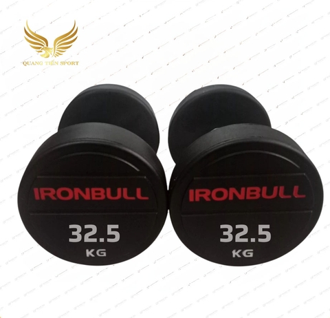 Tạ tay thép bọc cao su Ironbull IR04 nhập khẩu chính hãng 32.5kg