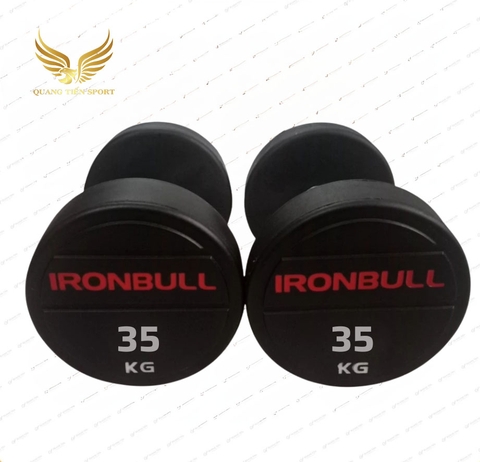 Tạ tay thép bọc cao su Ironbull IR04 nhập khẩu chính hãng 35kg