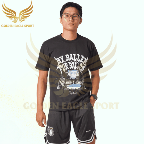 Áo phông bóng rổ Stepback By Baller For Baller