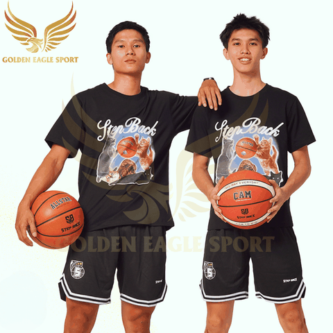 Áo phông bóng rổ Stepback Meow x Allstar