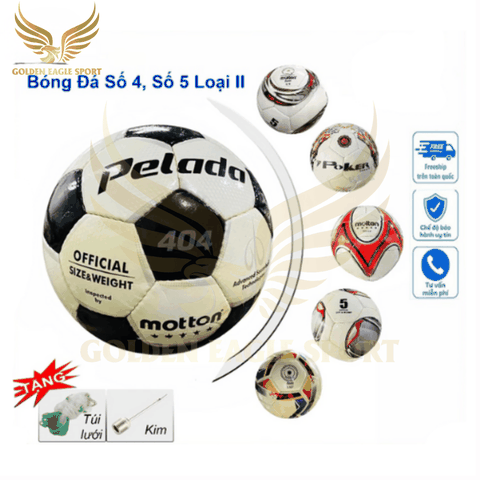 Bóng Đá PALEDAS 2.21 Size4 - size 5 (tặng kim bơm và túi lưới đựng bị bóng)- xả hàng - bóng ố