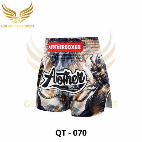 Quần Muay Thái Another Boxer Chính Hãng Muay Thai Short Chất Liệu Satin Cao Cấp | QT-070