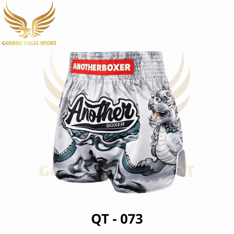 Quần Muay Thái Another Boxer Chính Hãng Muay Thai Short Chất Liệu Satin Cao Cấp | QT-073