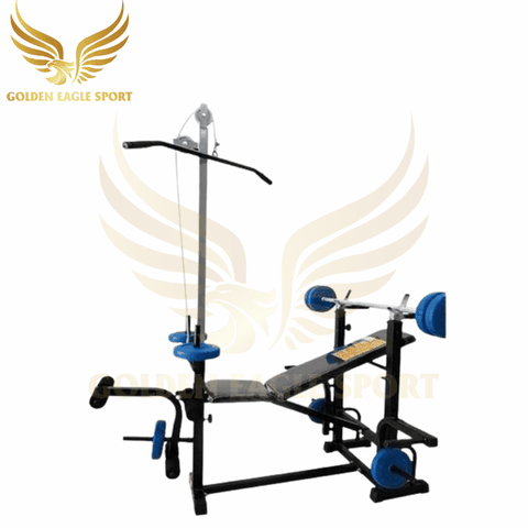 Ghế tập tạ đa năng Xuki đen có kéo xô 2021