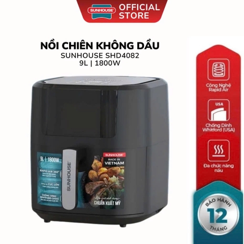 Nồi chiên không dầu 9L Sunhouse SHD4082