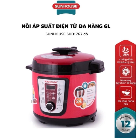 Nồi áp suất điện đa năng Sunhouse SHD1552