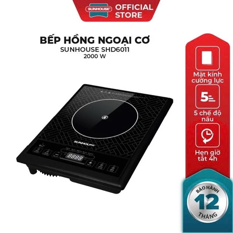 Bếp hồng ngoại cơ Sunhouse SHD6011