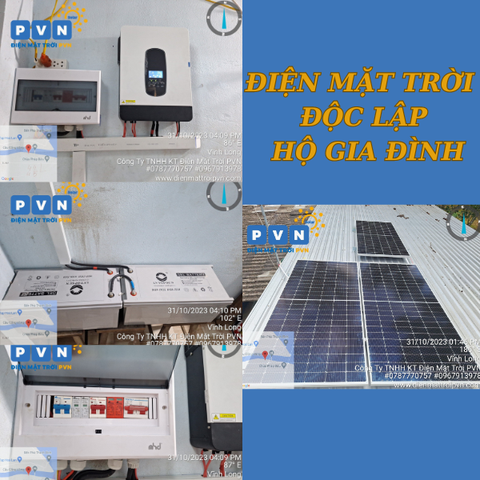 PVN SOLAR - BÀN GIAO HỆ THỐNG ĐIỆN NĂNG LƯỢNG MẶT TRỜI ÁP MÁI ĐỘC LẬP TẠI NƠI KHÔNG CÓ ĐIỆN LƯỚI - TỈNH VĨNH LONG