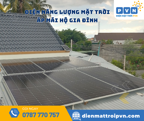 PVN SOLAR - BÀN GIAO HỆ THỐNG ĐIỆN NĂNG LƯỢNG MẶT TRỜI ÁP MÁI HỘ GIA ĐÌNH 3KW